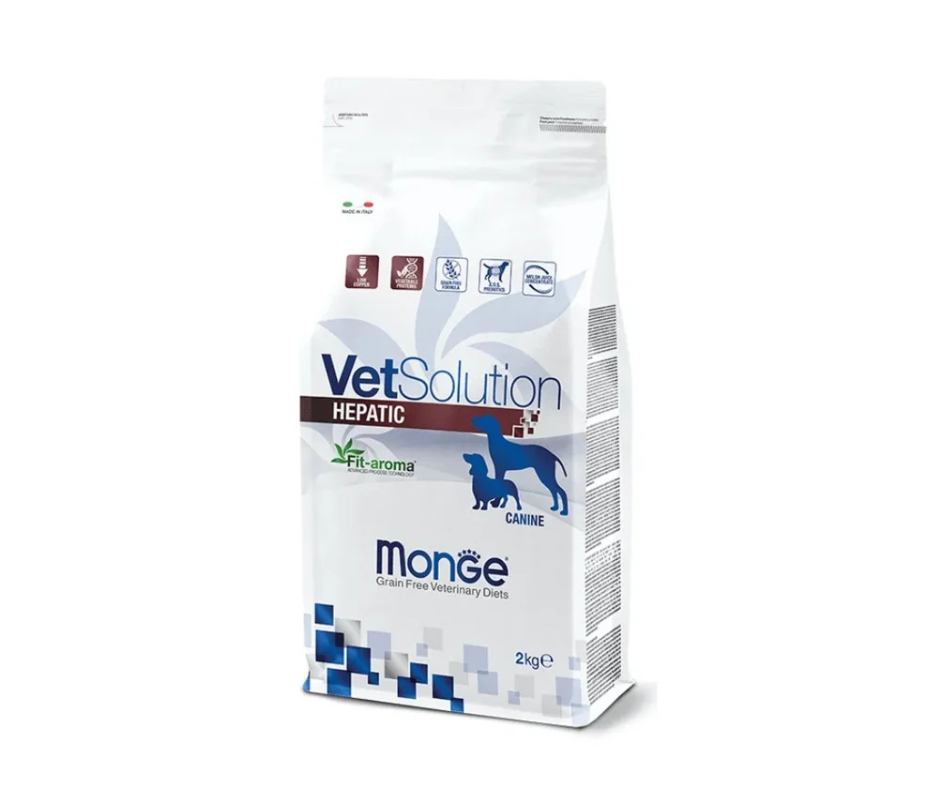 Monge Vet Solution Dog Hepatic 2Kg Bag