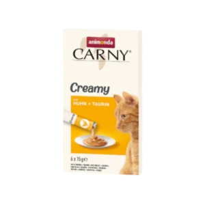 ANIMONDA CARNY CREAMY ADULT CAT CHICKEN & TAURIN 6x15g TREATS