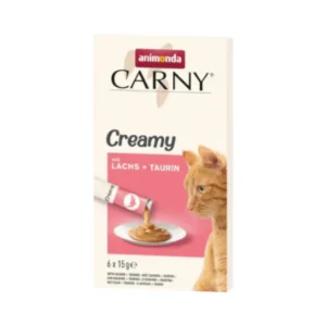 ANIMONDA CARNY CREAMY ADULT CAT SALMON & TAURIN 6x15g TREATS