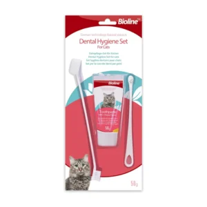 Bioline Pets Dental Care Hygiene Set Cheese Flavor 50 g