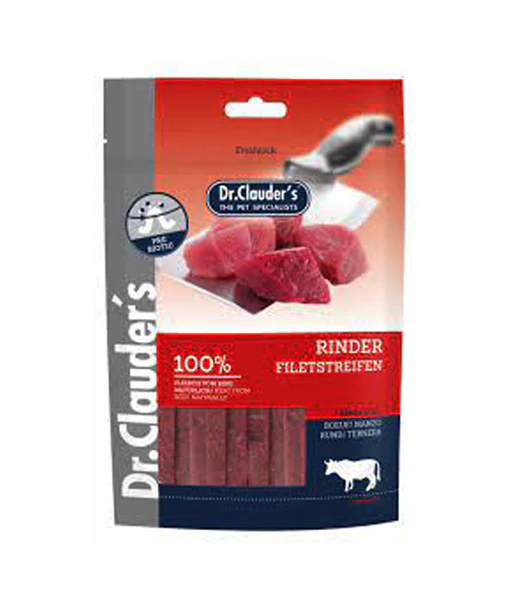 Dr. Clauder‘s Adult Dog Beef Fillets 80 g Pouch