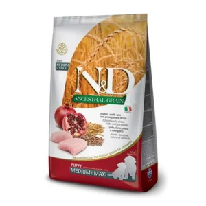 Farmina Puppy N & D AG Chicken & Pomegranate Medium & Maxi 2.5 Kg Bag