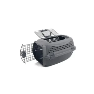 M-PET TRANSIT CAT/DOG CARRIER WITH METAL FRAME WINDOW - L