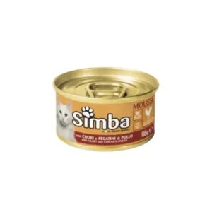 SIMBA CAT HEART/CHICKEN/LIVER 85 GRAM CAN