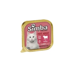 SIMBA CAT WITH BEEF 100 GRAM PATE TRAY