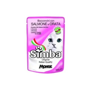 SIMBA POUCH SALMON/DORY CAT 100 GRAM
