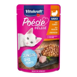 Vitakraft Adult Cat Poesie Delice Turkey 85 g Pouch