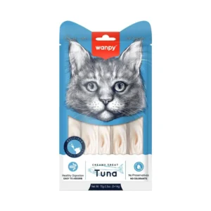 Wanpy Adult Cat Creamy Lickable Treats Tuna 70 g Pouch