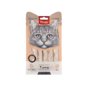 Wanpy Adult Cat Creamy Lickable Treats Tuna & Salmon 70 g Pouch