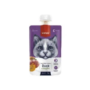 Wanpy Adult Cat Tasty Meat Paste Duck & Pumpkin 90 g Pouch