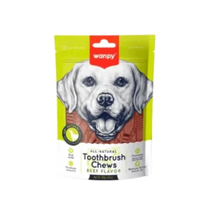 Wanpy Adult Dog Tooth Brush Chews in Beef Flavor 100 g Pouch