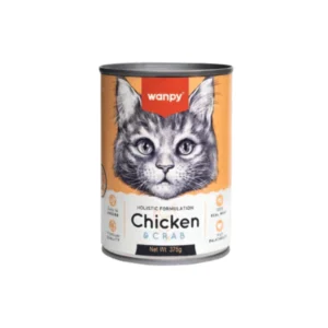 Wanpy Holistic formulation Cat Can Chicken+Crab 375g