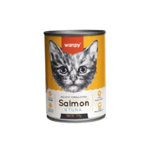 Wanpy Holistic formulation Cat Can for Kitten Tuna+Salmon 375g