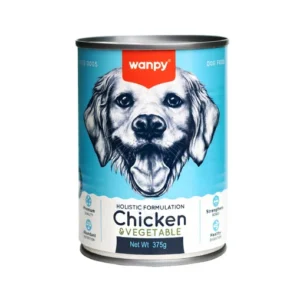 Wanpy Holistic formulation Dog Can Chicken+Vegetable 375g