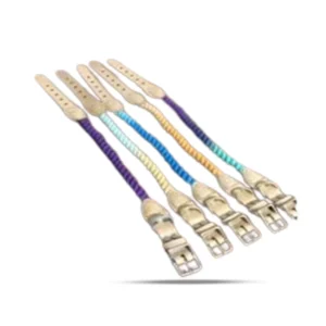 Hellomoon Collar Leather And Cotton Rope 130 Multi Color 52x1.5 cm