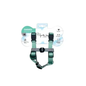 M-PET GENTLE DOG LEASH & COLLAR SET S JADE GREEN